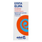 Еліпа краплі очні розчин 5мг/мл флакон 10 мл