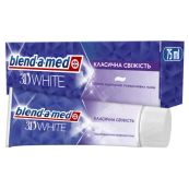 Зубная паста Blend-a-med 3D White Классическая свежесть 75 мл