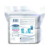 Салфетки марлевые стерильные 12-слойные 10 см ? 10 см №100