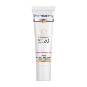 Флюїд для обличчя Pharmaceris F SPF 20 коригуючий для куперозної шкіри тон 10 Фарфор 30 мл