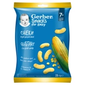Кукурузные снеки Gerber Organic для детей с 7-ми месяцев 28 г