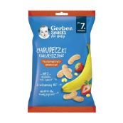 Кукурузные снеки Gerber Organic с бананом и клубникой для детей с 7-ми месяцев 28 г