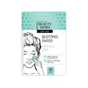Салфетки матирующие Beauty Derm для лица с салицилловой кислотой №80