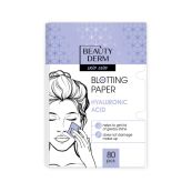 Серветки матуючі Beauty Derm для обличчя з гіалуроновою кислотою №80
