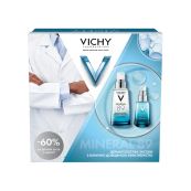 Набор Vichy Минерал 89 Ежедневный увлажняющий гель-бустер 50 мл и Гель для увлажнения и укрепления защитного барьера кожи вокруг глаз 15 мл