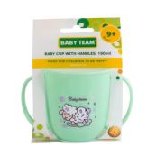 Чашка для питья Baby Team 6008 с ручками 190 мл