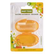 Зубная щетка детская Baby Team 7200 массажер силиконовая с контейнером