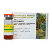 Неінфекційні алергени групи Пилку рослин 10000 PNU/мл Мікст алерген пилковий №1 (береза, вільха та інші) флакон 5 мл