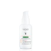 Ежедневный солнцезащитный невесомый флюид Vichy Капиталь Солей SPF 50+ для кожи склонной к жирности и несовершенствам 40 мл