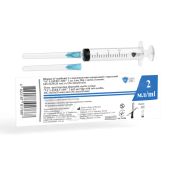 Шприц 2 мл 3-х компонентний LC Laser Care Luer Slip з 2-ма голками 24G (0,55x25мм) і 23G (0,6х30мм) №1