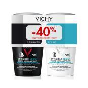 Набор Дезодорантов Ж+М Vichy 72 часов Инвизибл Резист 50 мл и 50 мл