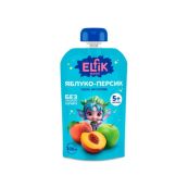 Пюре Ельфік Elfik Magic яблуко та персик без цукру дой-пак 100 г