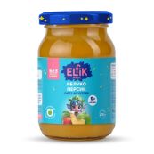 Пюре дитяче Elfik Magic з яблук та персиків без цукру банка 170 г