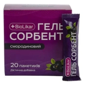ГЕЛЬ СОРБЕНТ БИОЛИКАР СМОРОДИНОВЫЙ ПАК. 20Г №20