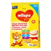 Каша молочная Milupa Овсяно-рисовая с бананом, манго и маракуйей для детей от 8 месяцев 210 г