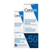 Набор CeraVe Дневной увлажняющий крем SPF30 для лица 52 мл и Восстанавливающий крем для кожи вокруг глаз 14 мл