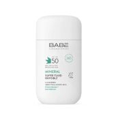 Сонцезахисний мінеральний флюїд Babe Laboratorios Sun Protection SPF 50 з фізичними фільтрами 50 мл
