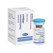 Омепразол-Абрил порошок для розчину для інфузій по 40 мг у флаконі №1