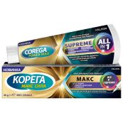 Фіксуючий крем для зубних протезів Корега МАКС Все в Одному без смаку 40 мл