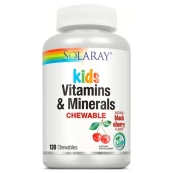 СОЛАРАЙ SOLARAY KIDS ВИТАМИНИ ТА МИНЕРАЛИ Д/ДЕТЕЙ ТАБЛ.ЖЕВ. №120 ВИШНЯ 7974