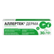 АЛЛЕРТЕК ДЕРМА ГЕЛЬ 1 МГ/Г 30 Г ТУБА