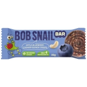 Батончик фруктово-горіховий Bob Snail Равлик Боб яблуко-чорниця-кеш'ю-хрусткі пластівці кіноа 35 г