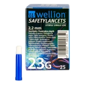 ЛАНЦЕТ WELLION БЕЗОПАСНЫЙ 23G №25