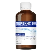 Перекис водню розчин для зовнішнього застосування 3 % полімерний флакон 200 мл