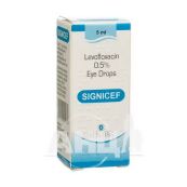 Сигніцеф краплі очні 0,5 % флакон-крапельниця пластик 5 мл
