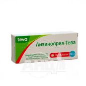 Лізиноприл-Тева таблетки 10 мг блістер №30