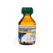 Левоміцетину розчин спиртовий для зовнішнього застосування 1 % флакон 25 мл