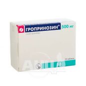 Гропринозин таблетки 500 мг блістер №50