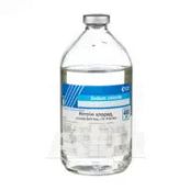 Натрію хлорид розчин для інфузій 0,9 % пляшка 400 мл