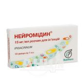 Нейромидин раствор для инъекций 1,5% ампула 1 мл №10