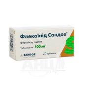 Флекаїнід Сандоз таблетки 100 мг блістер №30