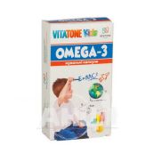 Вітатон Кідс Омега-3 капсули жувальні №30