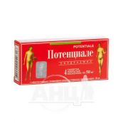 Потенціале таблетки вкриті оболонкою 50 мг блістер №4