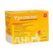 Урсомакс капсули 250 мг блістер №100