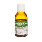 Борної кислоти розчин спиртовий 2 % флакон 25 мл