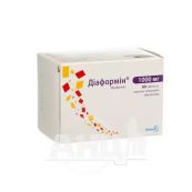 Діаформін таблетки вкриті плівковою оболонкою 1000 мг блістер №60