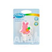 Кліпса з цепочкою для пустушки Lindo рк 015 зайка