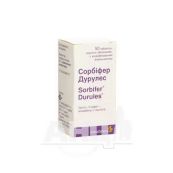 Сорбіфер Дурулес таблетки вкриті оболонкою з модифікованим вивільненням флакон №50
