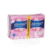Прокладки жіночі гігієнічні Always Ultra Sensitive Night №14