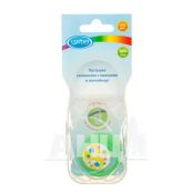 Пустушка Lindo Premium А 32 силіконова з прикусом 0-6 міс