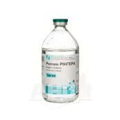 Розчин Рінгера розчин для інфузій пляшка скляна 400 мл