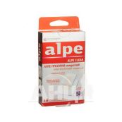 Пластир медичний Alpe прозорий квадрат 38х38мм 22х22мм №18