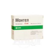 Монтел таблетки жувальні 4 мг блістер №28