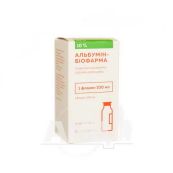 Альбумін-Біофарма розчин для інфузій 10 % пляшка 100 мл №1