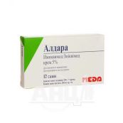 Алдара крем 5 % саше 250 мг №12