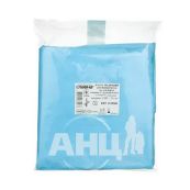 Халат медичний для відвідувача на зав'язках Славна стерильний l 50-52 117 см